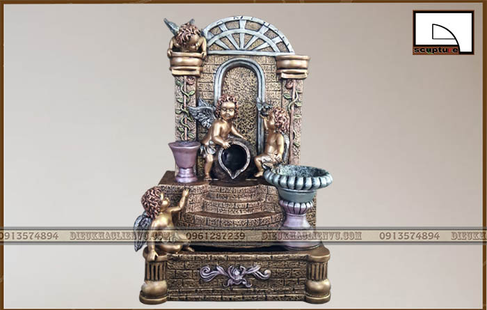 Tạo điểm nhấn cho sân vườn với thiết kế đài phun nước (a2)